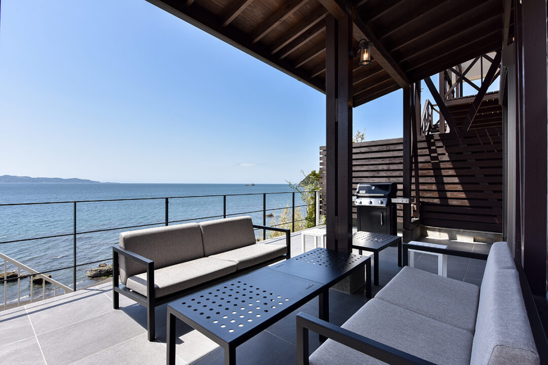 海の見えるテラス